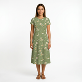 #LOVE ME MORE CD15633-GREEN 100% COTTON