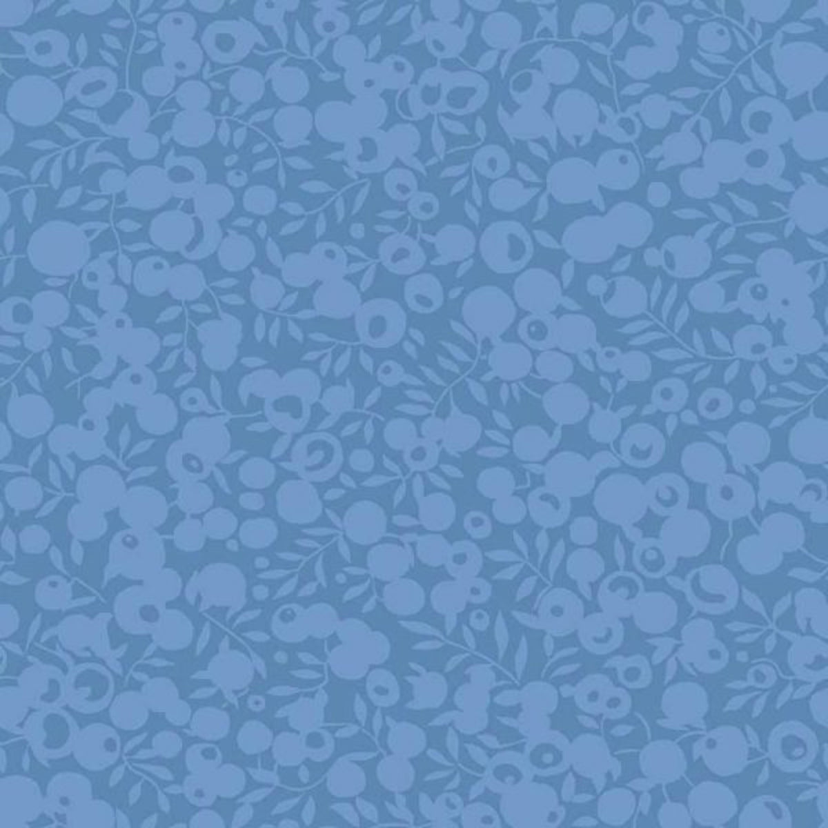 Liberty Fabrics Cotton Wiltshire Shadow Collection LAKE BLUE 5696Z