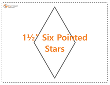 Load image into Gallery viewer, Six Pointed Star Paper Packets