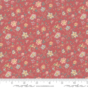French General - Red Floral Lawn