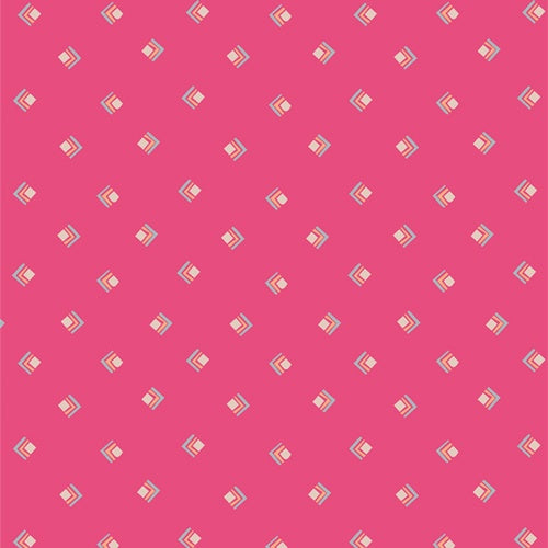 Bright Pink Geometric Squares