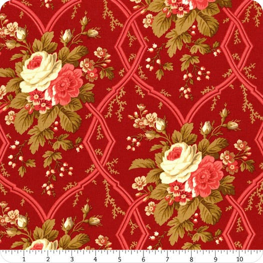 Agatha's Garden - Large Red Floral