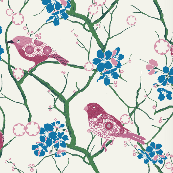 Queen of Fabric Bespoke Liberty - Bird Song