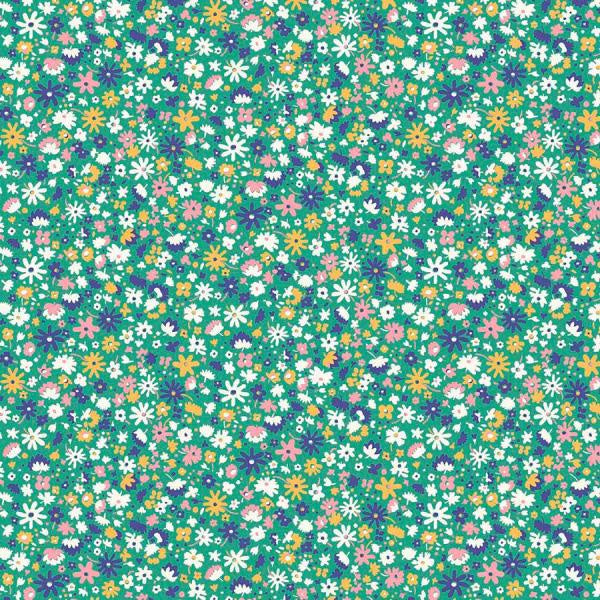 Liberty Cotton - Bloomsbury in Green