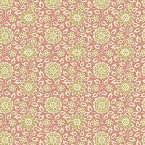 Floral on Dusty Pink