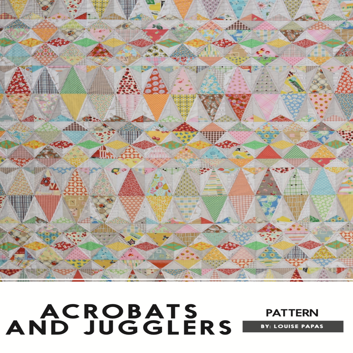 Acrobats and Jugglers Pattern - Louise Papas