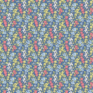 Pretty Floral on Navy