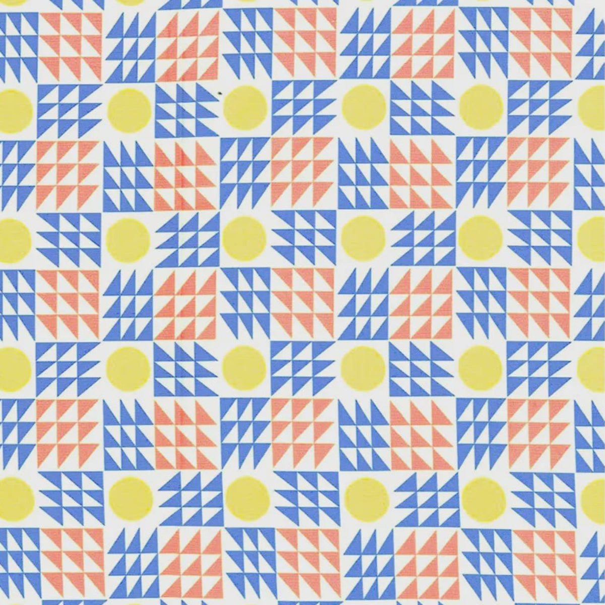 Blue and Orange Geometric