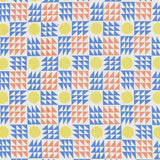 Blue and Orange Geometric