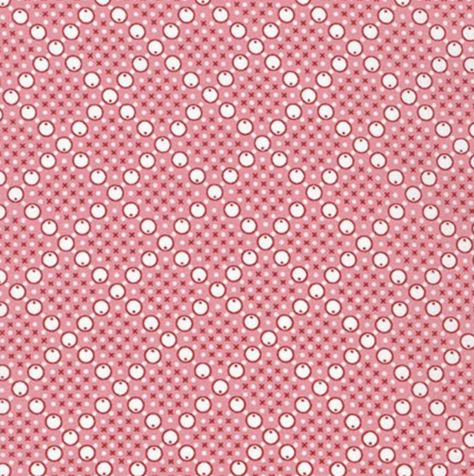 Pink Cross Hatch Geometric