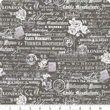 London Text on Grey