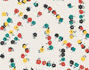 Betty's Pantry Restocked - Flowers on White