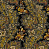 Andover - Dark Large Paisley Floral